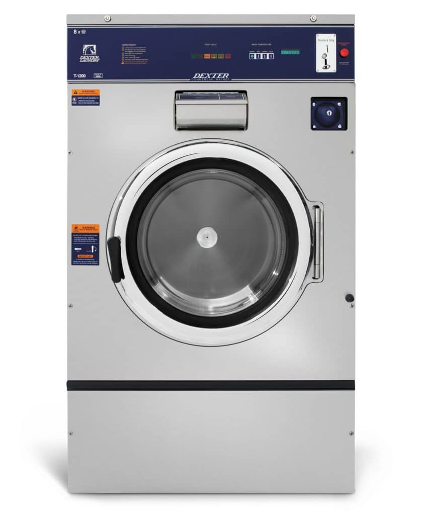 Dexter Laundry T1200 Vended Washer 80Ib AAdvantage Laundry Systems